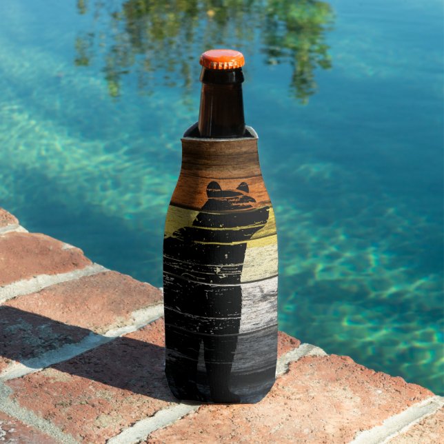 Rafraichisseur De Bouteilles Bois d'Art Fierté d'Ours (Piscine in situ)