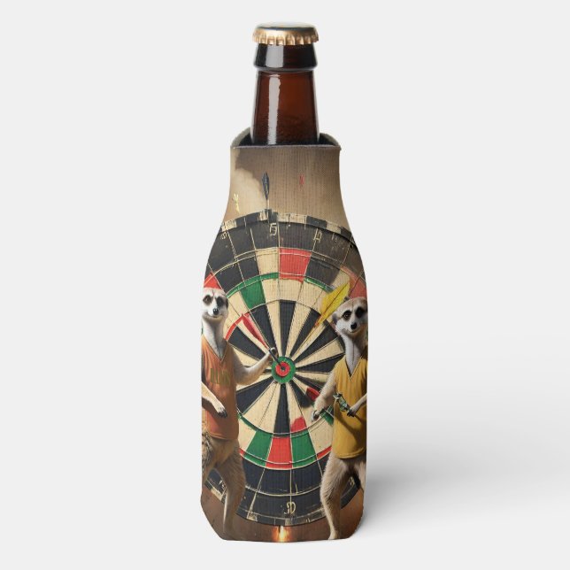 Rafraichisseur De Bouteilles Bullseye Burrow : Meerkat Dart League, (Bottle Devant)