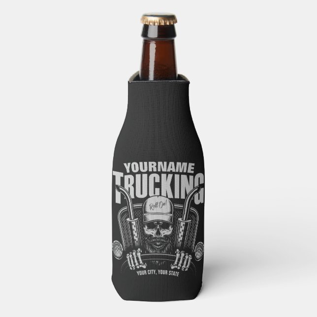 Rafraichisseur De Bouteilles Camionnage personnalisé Camionneur de crâne Camion (Bottle Devant)