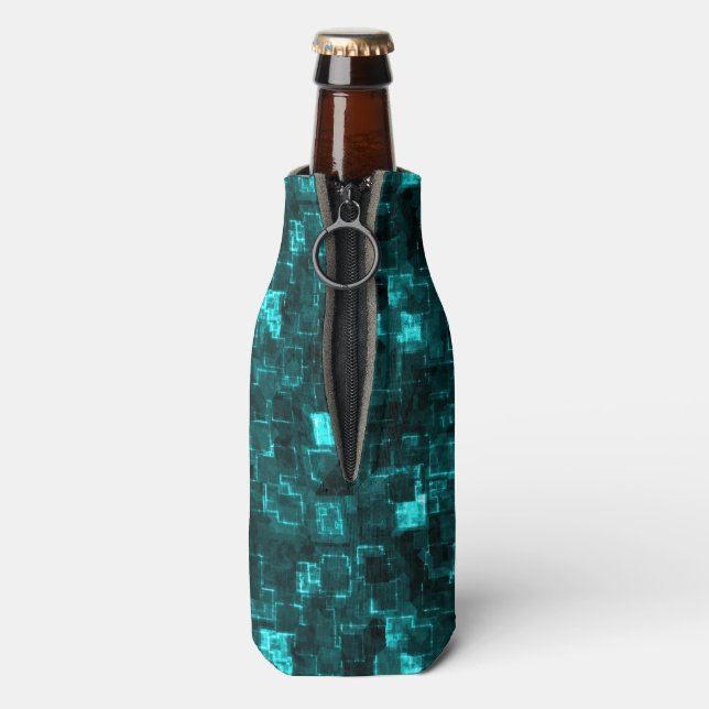 Rafraichisseur De Bouteilles Carreaux numériques Aqua Glimmer (Bouteille Dos)
