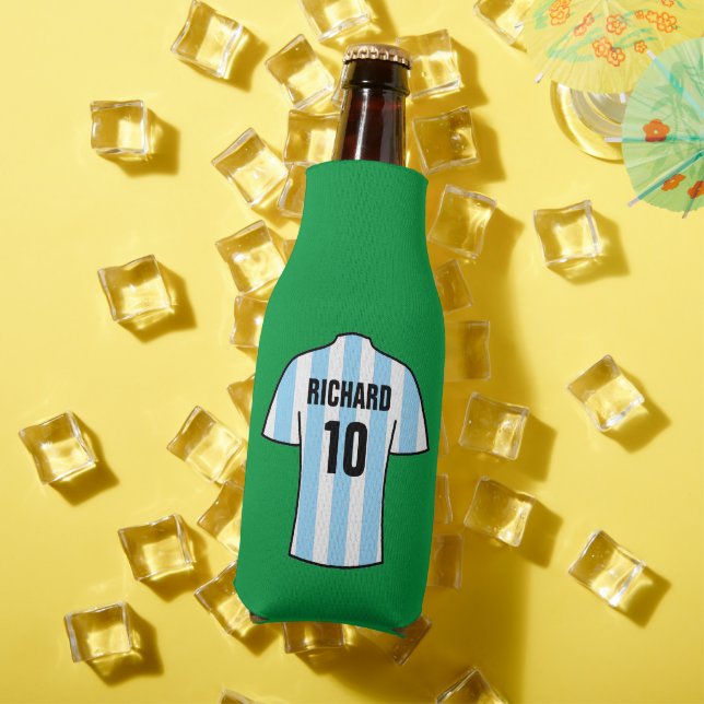 Rafraichisseur De Bouteilles Chemise de football en bleu clair (Été in situ)