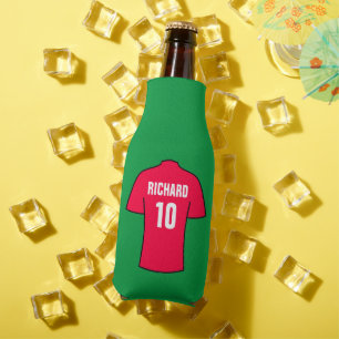 Rafraichisseur De Bouteilles Chemise de football en rouge