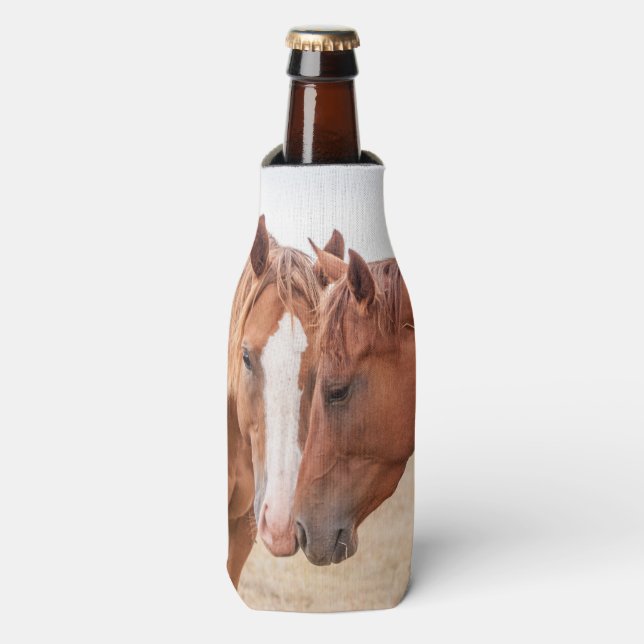 Rafraichisseur De Bouteilles Chevaux étourdissant dans un pâturage (Bottle Devant)