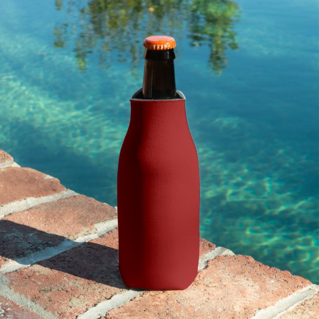 Rafraichisseur De Bouteilles Couleur solide rouge Crimson (Piscine in situ)