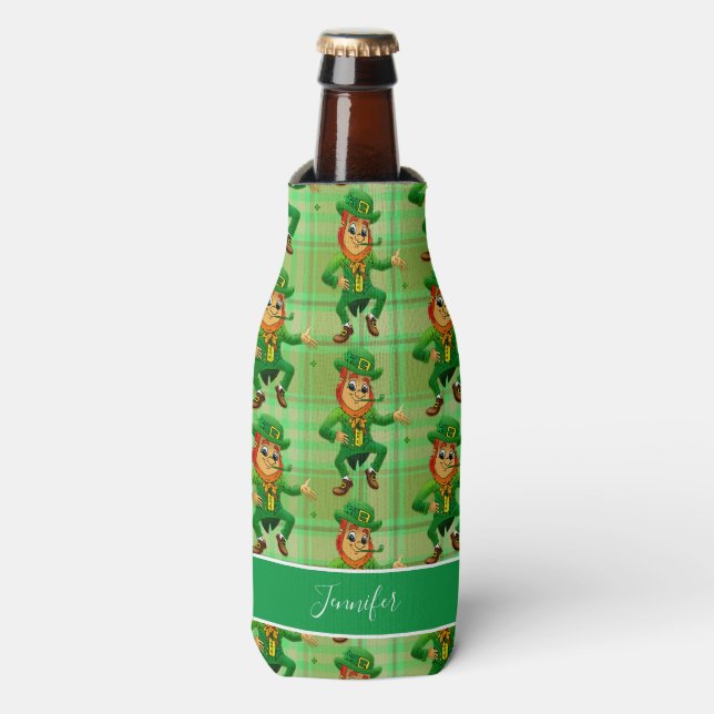 Rafraichisseur De Bouteilles Cute Jour de la Saint Patrick Green Leprechaun Per (Bottle Devant)
