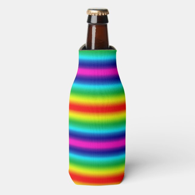 Rafraichisseur De Bouteilles Dégradé arc-en-ciel. (Bottle Devant)