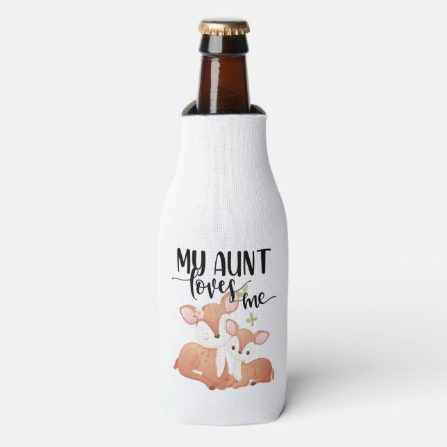Rafraichisseur De Bouteilles Doe et Fawn Ma tante m'aime (Bottle Devant)