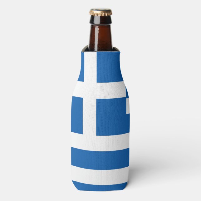 Rafraichisseur De Bouteilles Drapeau de la Grèce (Bottle Devant)