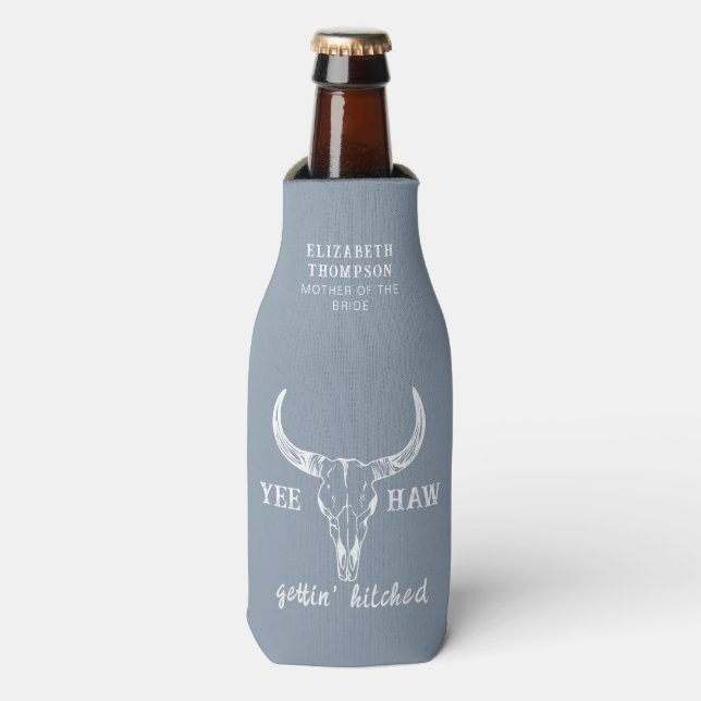 Rafraichisseur De Bouteilles Drôle Dusty Blue Nash Bash Bachelorette (Bottle Devant)