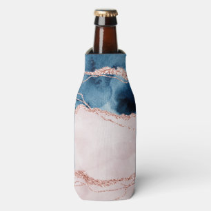 Rafraichisseur De Bouteilles Élégance mystique Porte rose pâle Turquoise