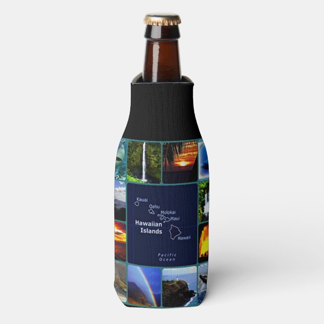 Rafraichisseur De Bouteilles Emballage de bouteille scènes hawaïennes (Bottle Devant)