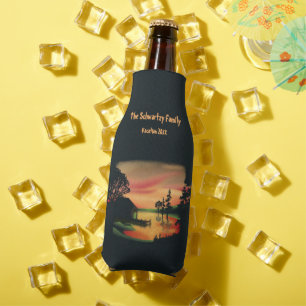 Rafraichisseur De Bouteilles Etang vintage coucher de soleil ponton échapper ve