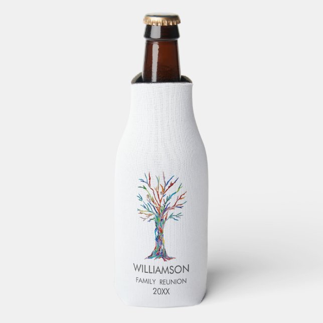 Rafraichisseur De Bouteilles Family Reunion ArArArArArArArArArArArArbre Familia (Bottle Devant)