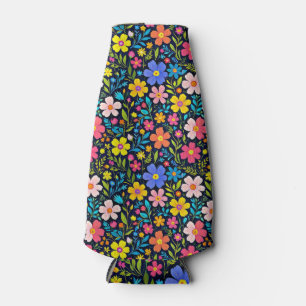 Rafraichisseur De Bouteilles Floral Digital Peinture Fleurs Motif-38875