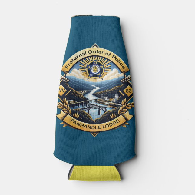 Rafraichisseur De Bouteilles FOP Lodge 83 Bottle Coozie (Devant)
