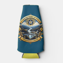 FOP Lodge 83 Bottle Coozie