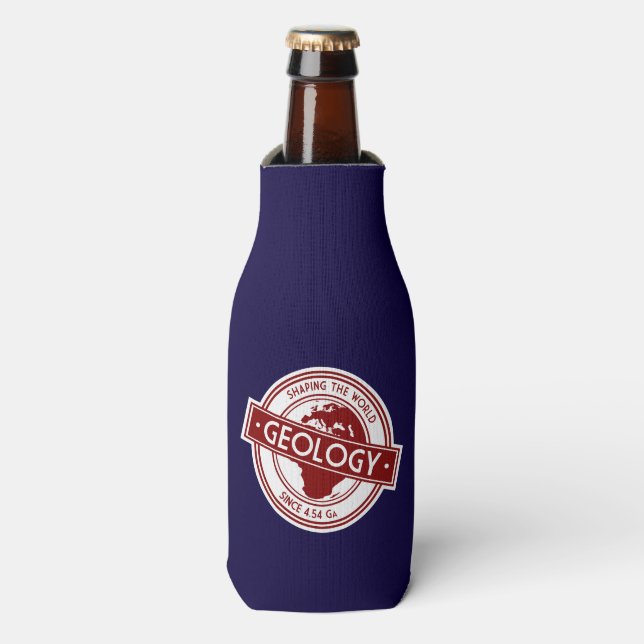 Rafraichisseur De Bouteilles Géologie - Façonner le Logo Mondial (Asie/Australi (Bottle Devant)