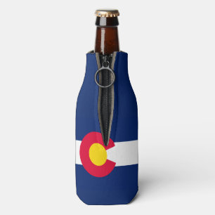 Rafraichisseur De Bouteilles Graphique dynamique de drapeau d'état du Colorado