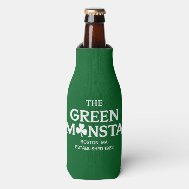 Rafraichisseur De Bouteilles Green Monsta Boston Green Monstah cadeau de baseba (Bottle Devant)