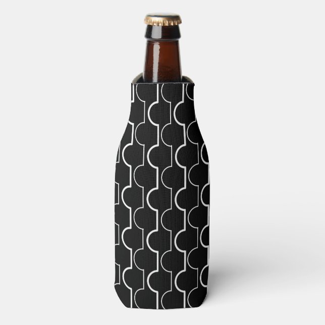 Rafraichisseur De Bouteilles Grosses pétales noires (Bottle Devant)