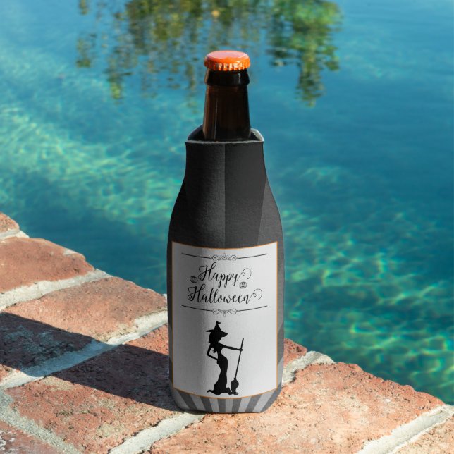 Rafraichisseur De Bouteilles Halloween Black Starburst Witch (Piscine in situ)