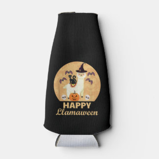Rafraichisseur De Bouteilles Happy Llamaween Funny Llama Lover Spooky Halloween