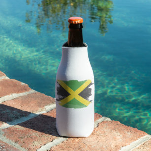 Rafraichisseur De Bouteilles Jamaica flag brush stroke, flag national