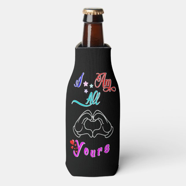 Rafraichisseur De Bouteilles Je Suis Tous Vos Romantiques Valentines Couple (Bottle Devant)