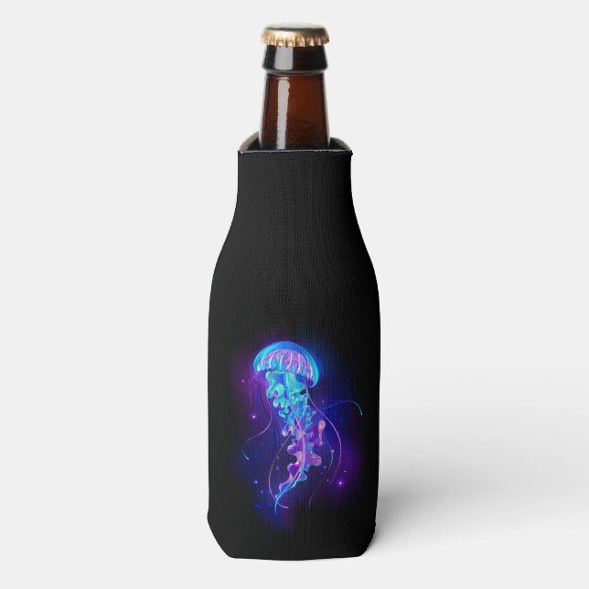 Rafraichisseur De Bouteilles Jellyfish éclatante couleur (Bottle Devant)