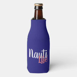 Rafraichisseur De Bouteilles joli SCRIPT NAUTI LIFE lettrage