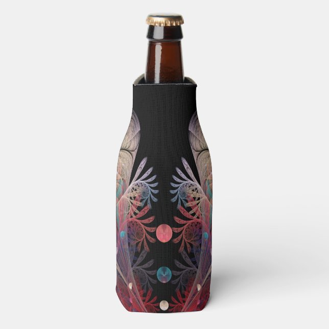 Rafraichisseur De Bouteilles Jonglage Abstrait Art moderne Imaginaire fractal (Bottle Devant)