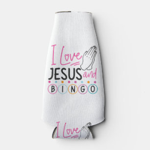 Rafraichisseur De Bouteilles Joueur de Bingo Jésus Foi Chrétien J'aime Jésus Un
