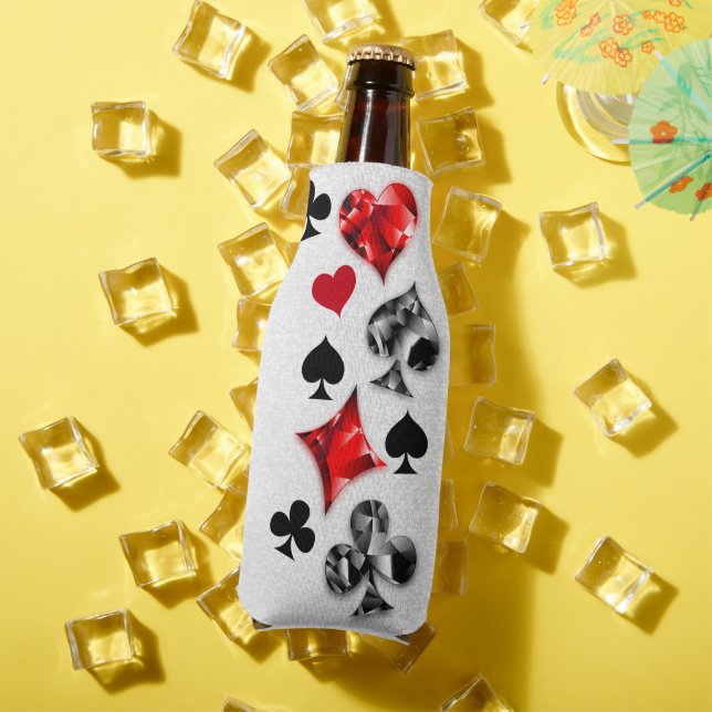 Rafraichisseur De Bouteilles Joueur de poker Joueur de cartes de jouer costumes (Été in situ)