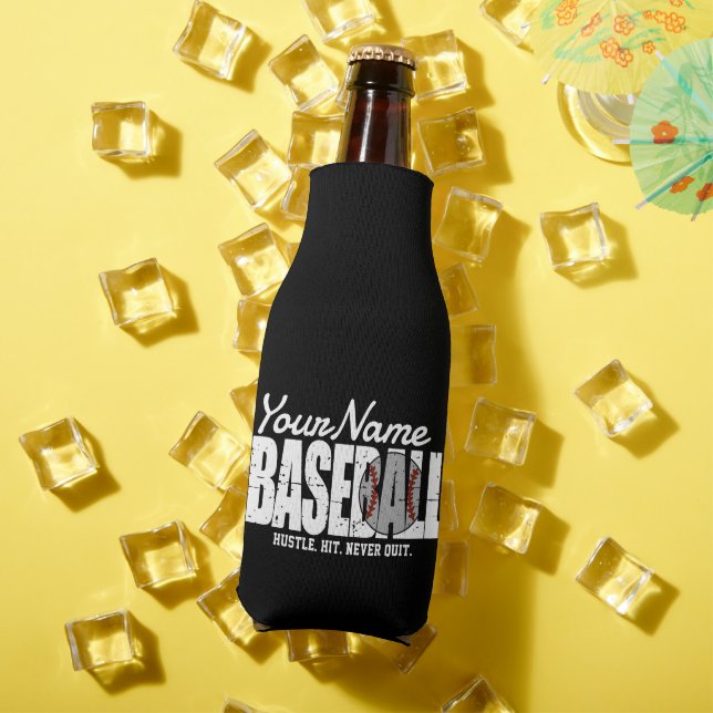 Rafraichisseur De Bouteilles Joueur d'équipe de baseball rétro AJOUTER NOM Pins (Été in situ)