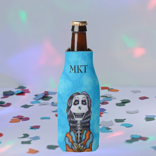 Rafraichisseur De Bouteilles Joyeux Jour coloré du squelette mort