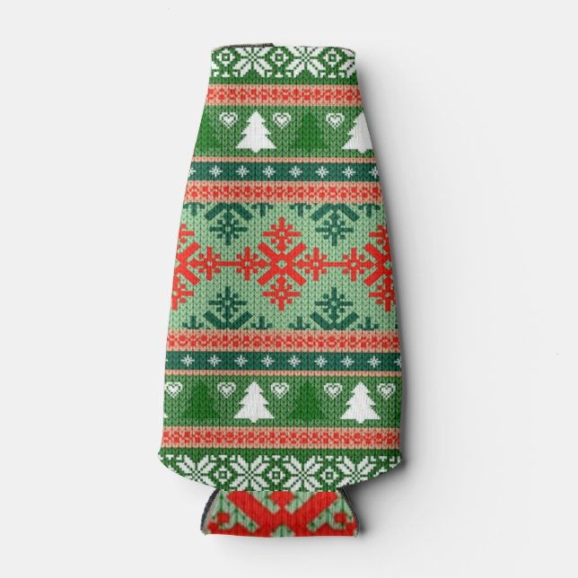 Rafraichisseur De Bouteilles knitted ugly sweater de Christmas (Devant)