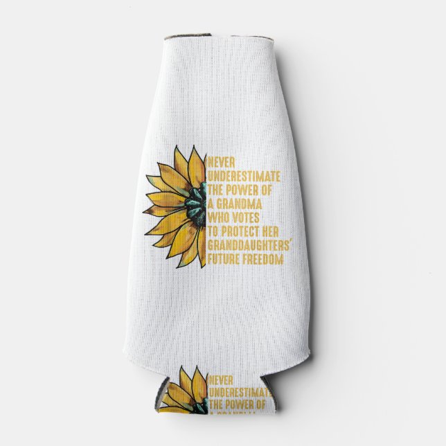 Rafraichisseur De Bouteilles Le tournesol Ne Sous-Estime Jamais Le Pouvoir De G (Devant)