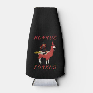 Rafraichisseur De Bouteilles Les amoureux de Llama | Honkus Ponkus Witch Riding