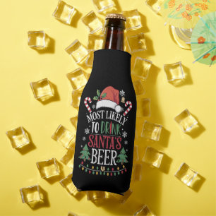 Rafraichisseur De Bouteilles Les Plus Susceptibles De Boire Père Noël Bière Cor