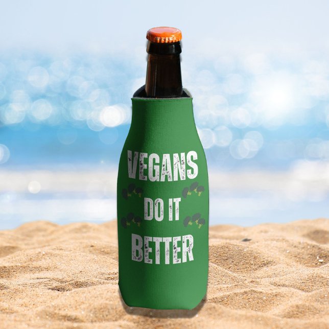 Rafraichisseur De Bouteilles Les Vegas Le Font Mieux Drôle Vegan Slogan Can Coo (Créateur téléchargé)