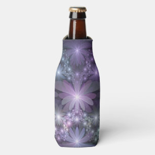 Rafraichisseur De Bouteilles Lit de fleurs tendance brillant art fractal abstra