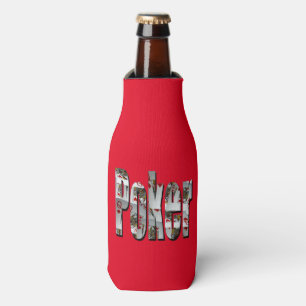 Rafraichisseur De Bouteilles Logo De Poker Photo Avec Reines,
