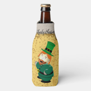 Rafraichisseur De Bouteilles Lucky Charm Leprechaun Irlandais Bubbly Golden Bee
