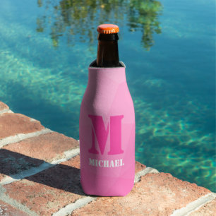 Rafraichisseur De Bouteilles Marque monogramme à motif géométrique en maille ro