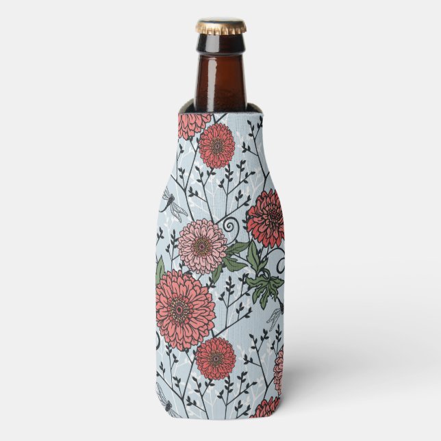 Rafraichisseur De Bouteilles Modèle floral 3 (Bottle Devant)