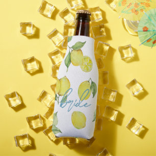 Rafraichisseur De Bouteilles Moderne Mariée de Mariage de Fille   Citrons
