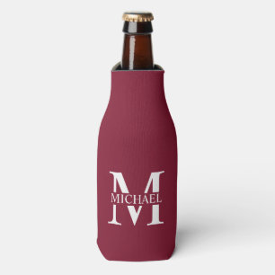 Rafraichisseur De Bouteilles Monogramme et nom personnalisés