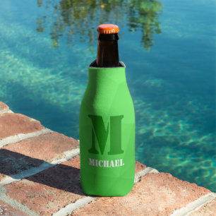 Rafraichisseur De Bouteilles Motif de maillage géométrique vert clair