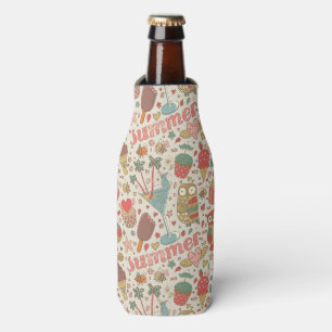 Rafraichisseur De Bouteilles Motif D'Été Avec Glace