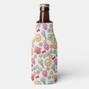 Rafraichisseur De Bouteilles Motif enfant Kawaii avec des gribouillis mignons